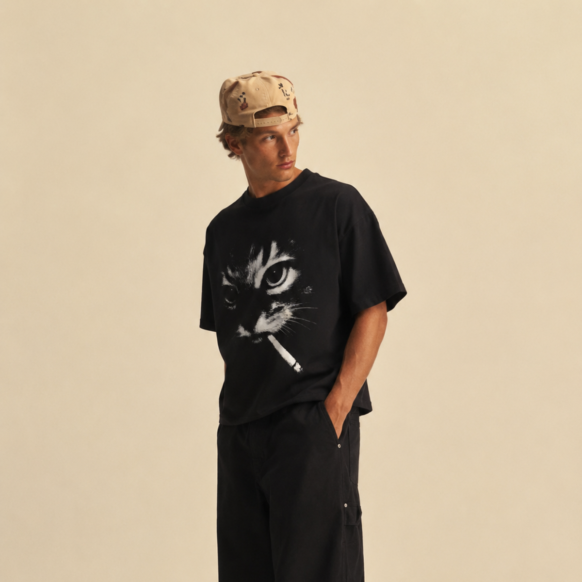 The Smokin' Cat Graphic Tee
