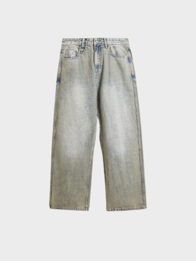Baggy Denim Jeans - Light Grey — baggy jeans, baggy jeans men, blue denim | Pheuw®