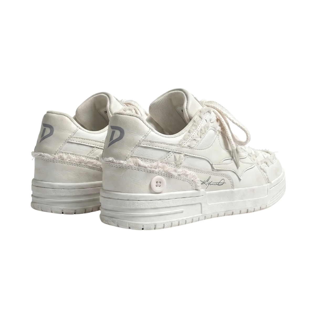 Pheuw® Dream Low-Top Sneakers — White — sneakers back view