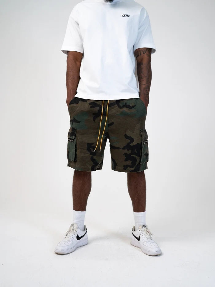 Combat Camo Cargo Shorts — detail 3