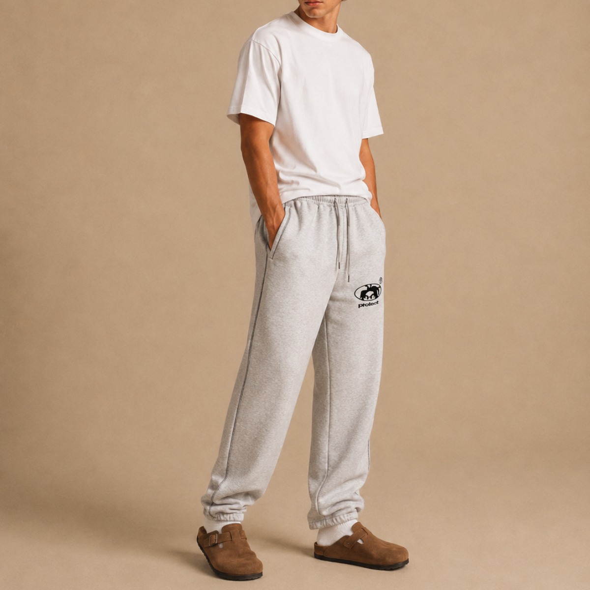 The 'Protect' Wide-Leg Zip Jogger