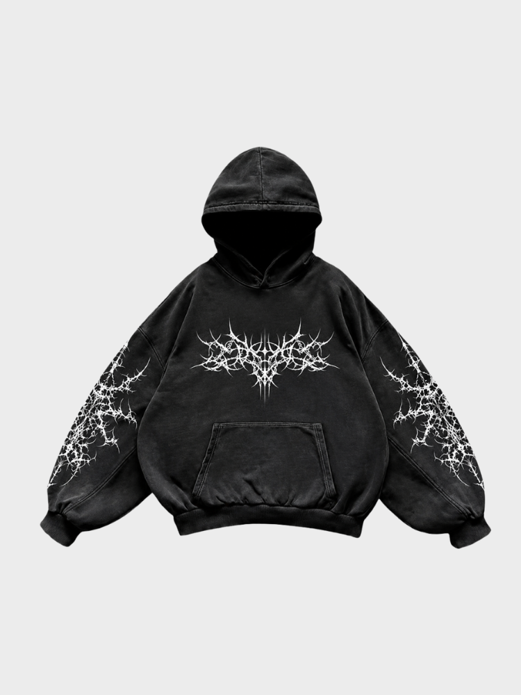 The Neo-Gothic Heavyweight Hoodie — baggy hoodie, cotton hoodie, fleece hoodie | Pheuw®