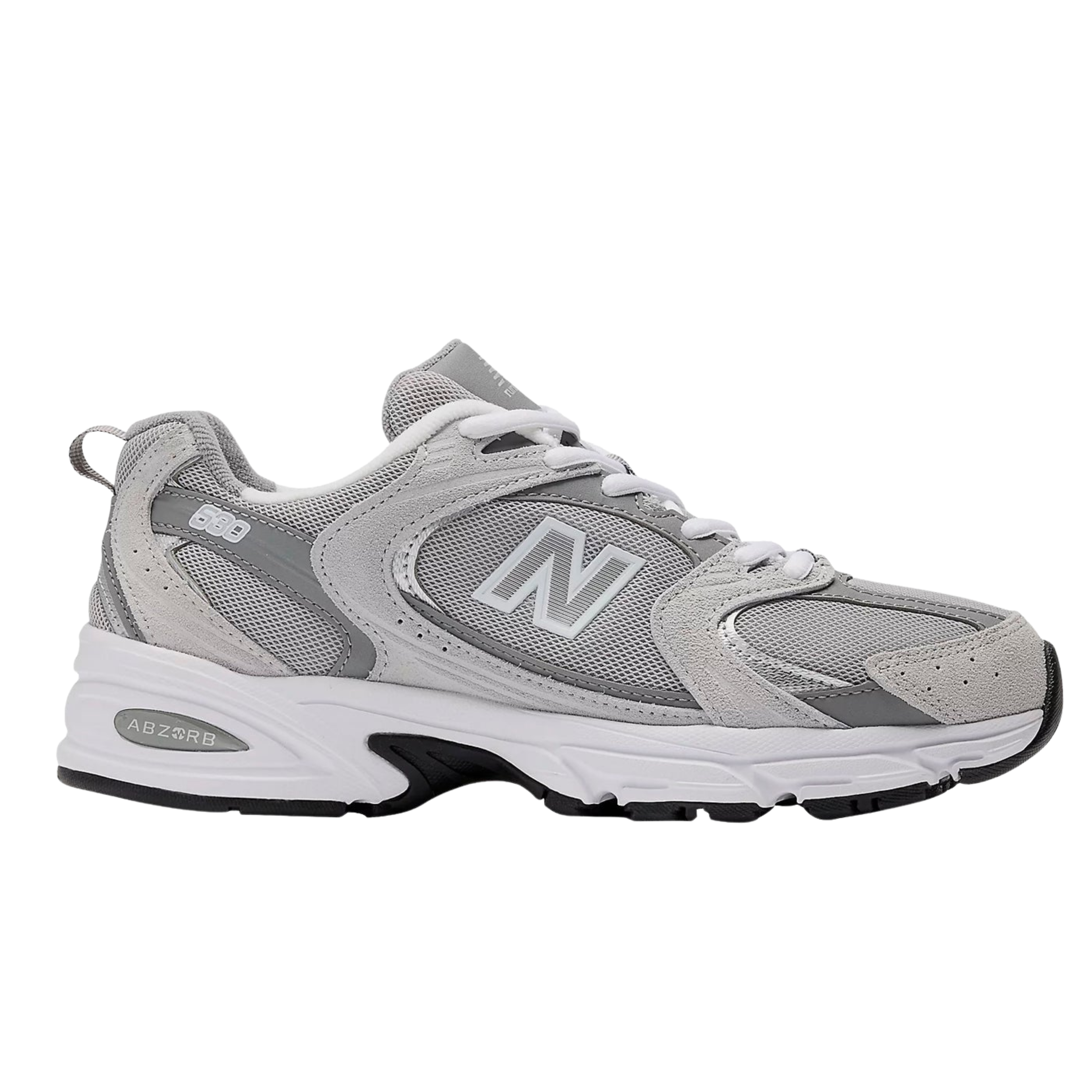 Retro mesh trainers New Balance 530 for women with clean white sporty style