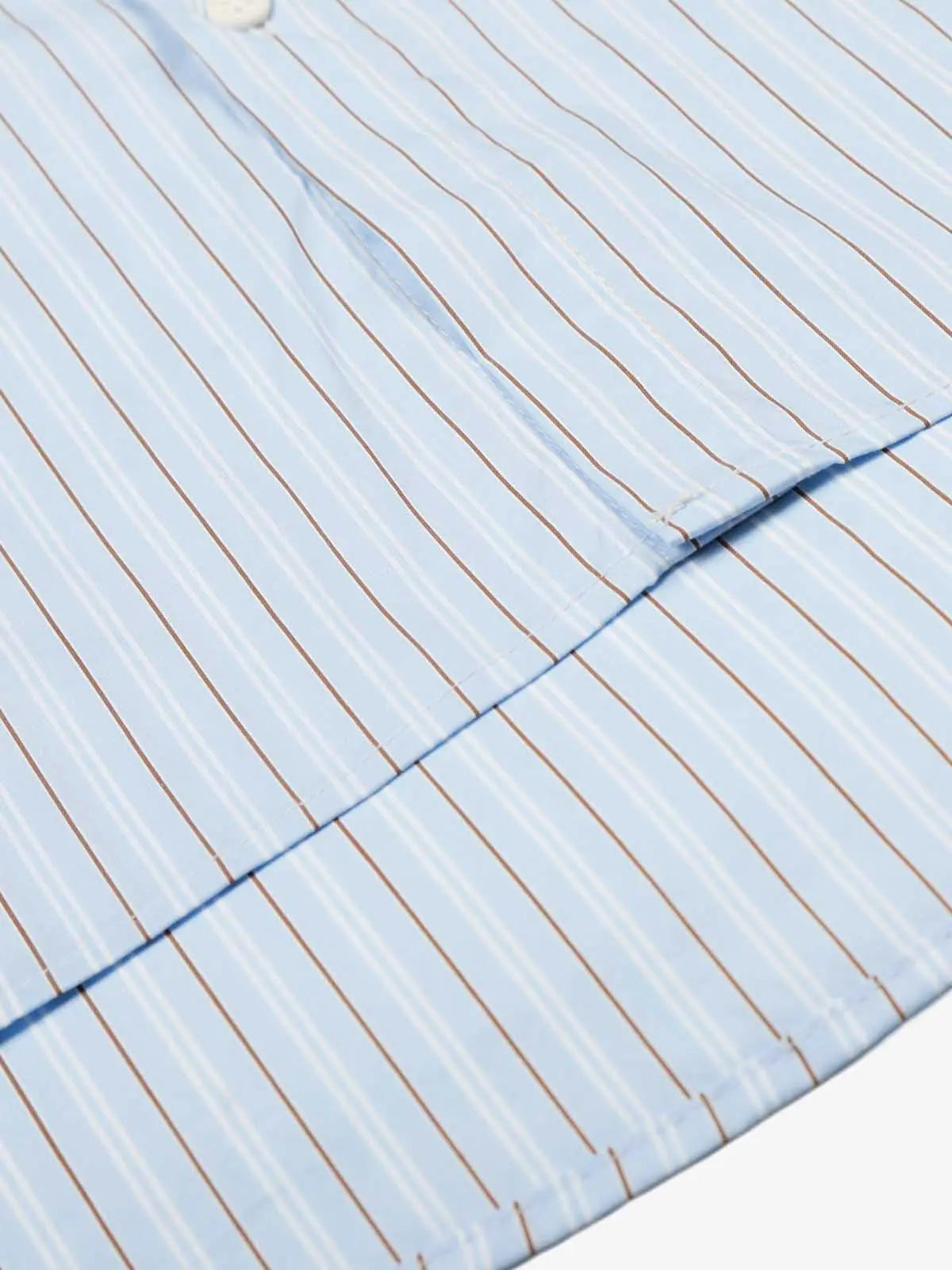 Fun Graffiti Striped Graphic Button-Up Shirt