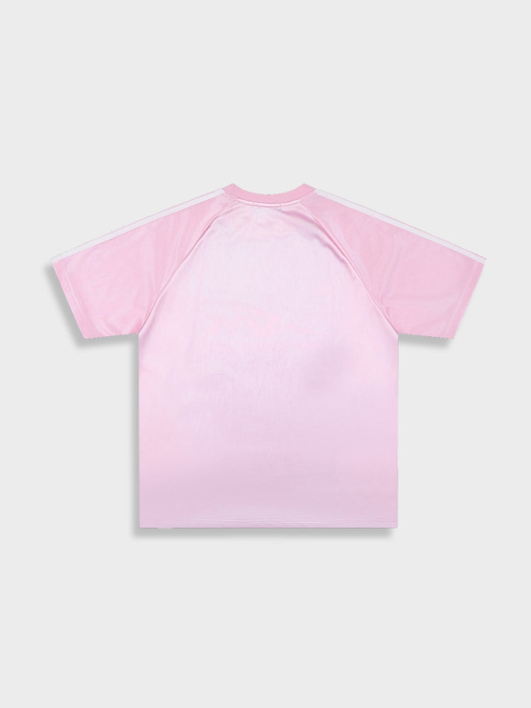 Distressed Football Mesh Tee