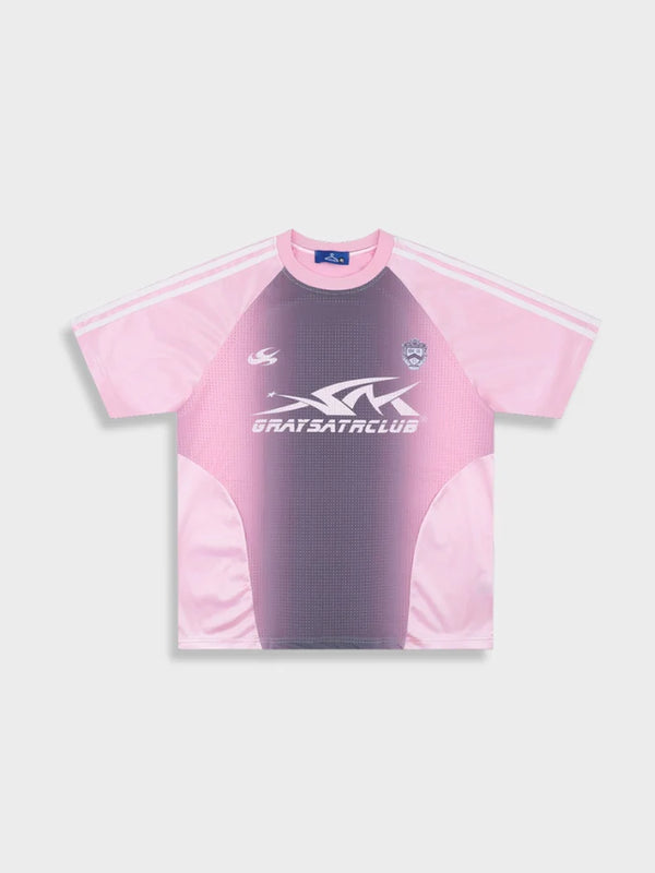 GraySatrClub Pink Jersey — on model front