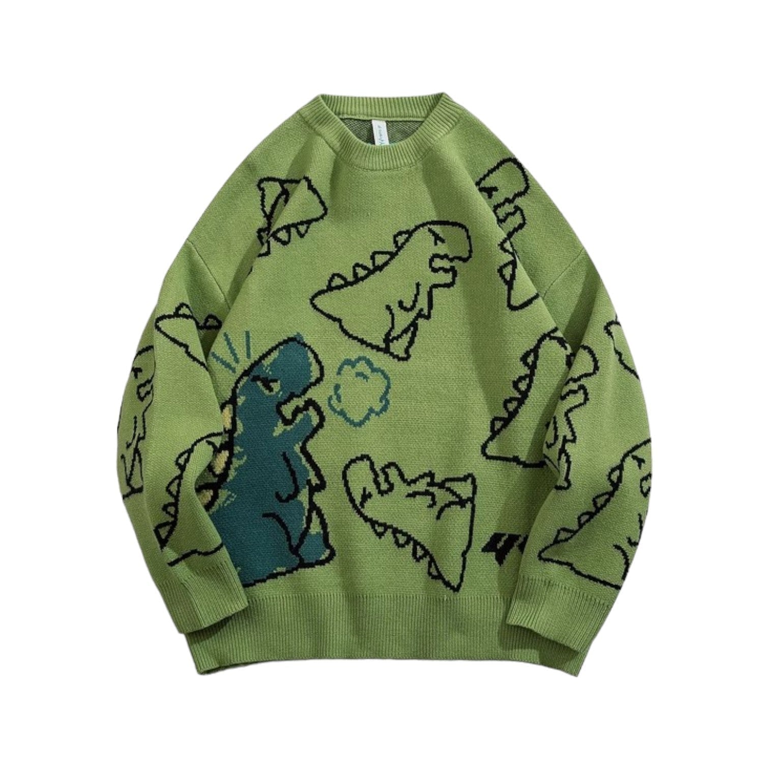Vintage Dinosaur Knit Sweater